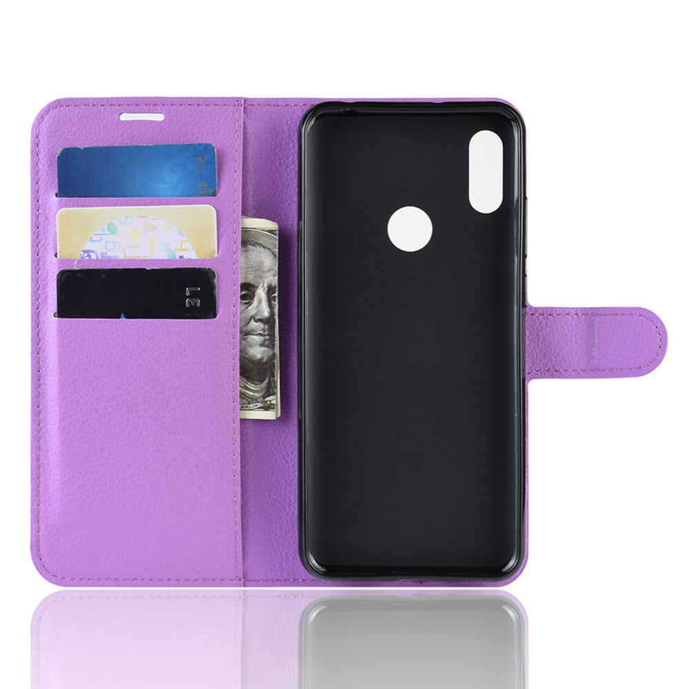 Huawei Y6S Pu Wallet Case [Purple]