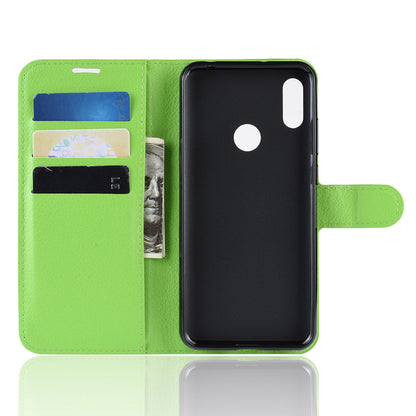 Huawei Y6S Pu Wallet Case [Green]