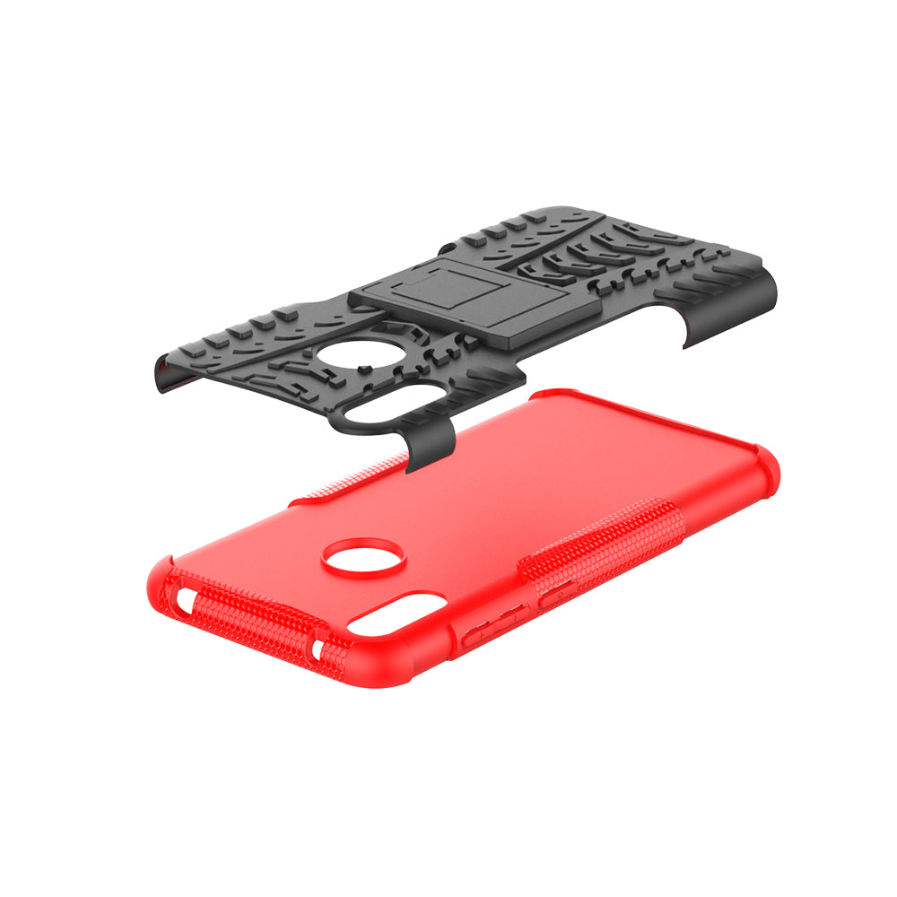Huawei Y7 Pro 2019 Heavy Duty Case Red