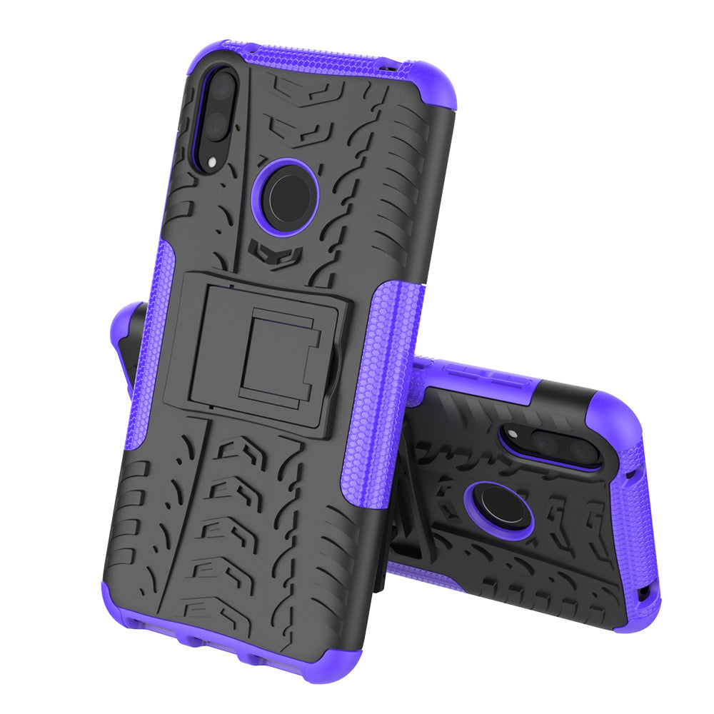 Huawei Y7 Pro 2019 Heavy Duty Case Purple