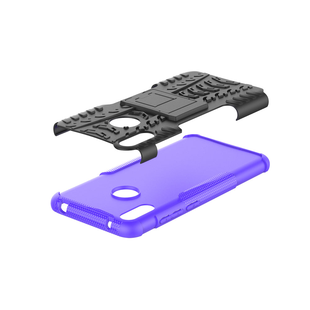 Huawei Y7 Pro 2019 Heavy Duty Case Purple