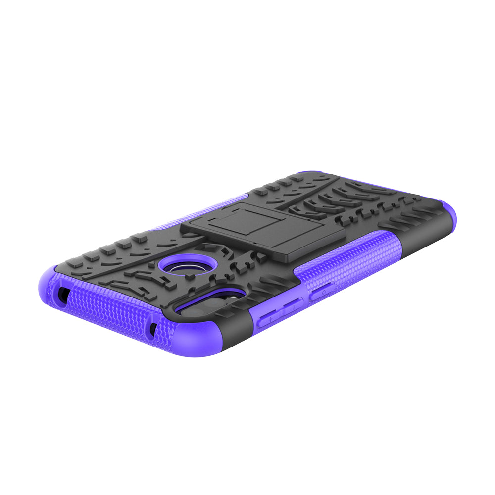 Huawei Y7 Pro 2019 Heavy Duty Case Purple