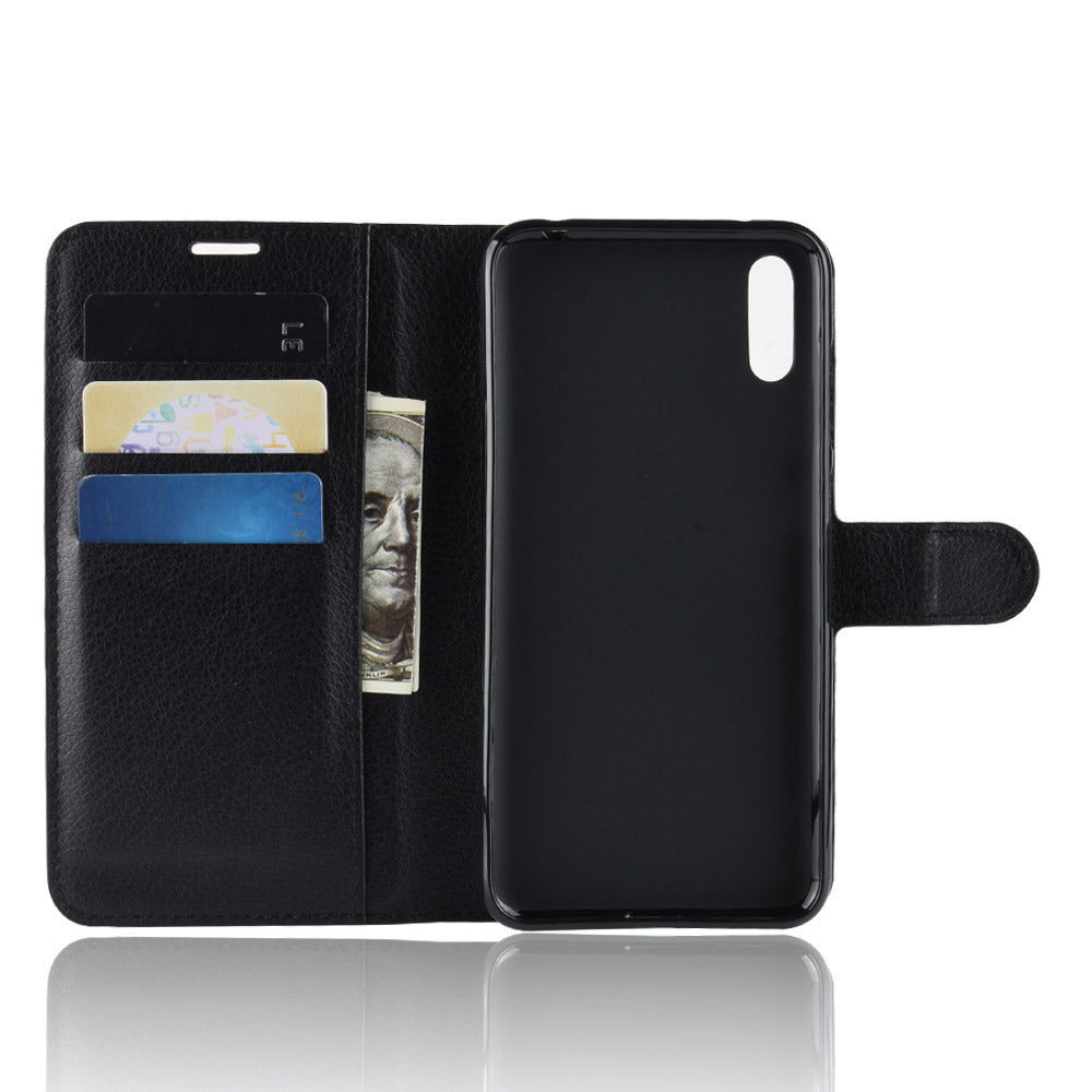 Huawei Y7 Pro 2019 Pu Wallet Case [Black]