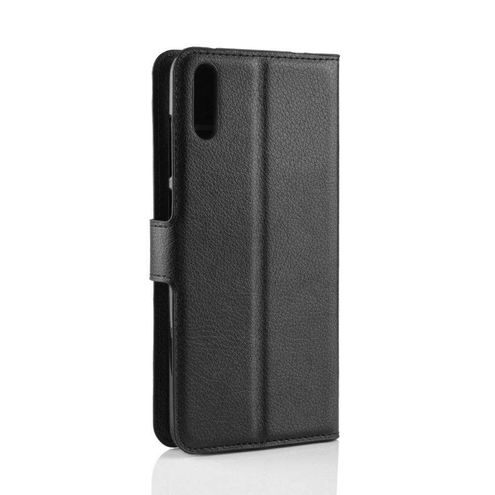 Huawei Y7 Pro 2019 Pu Wallet Case [Black]