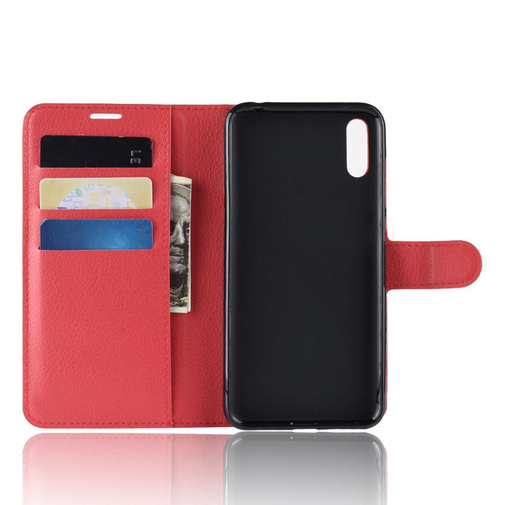 Huawei Y7 Pro 2019 Pu Wallet Case [Red]