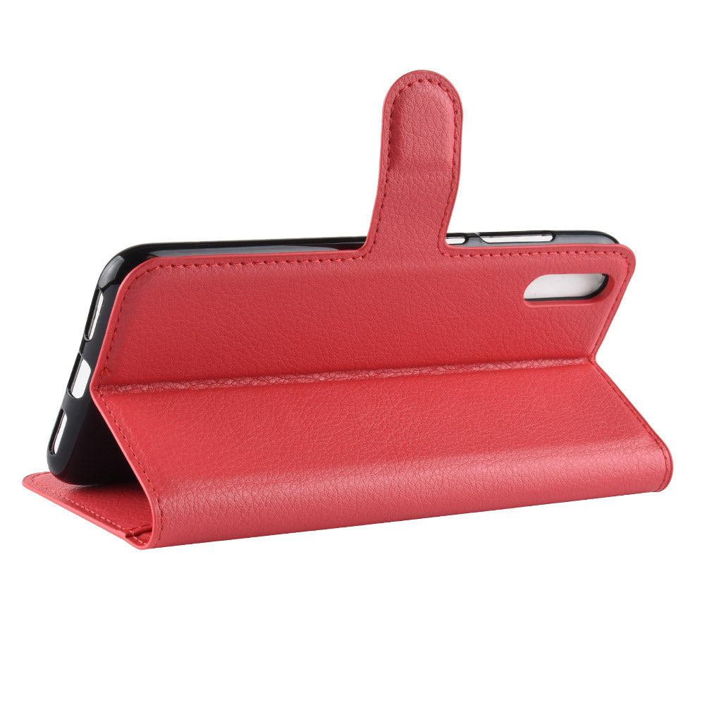 Huawei Y7 Pro 2019 Pu Wallet Case [Red]