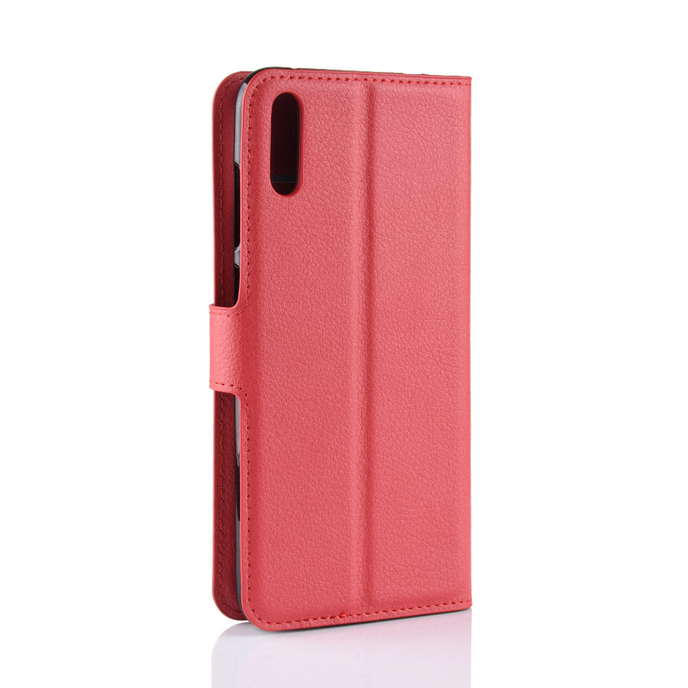 Huawei Y7 Pro 2019 Pu Wallet Case [Red]