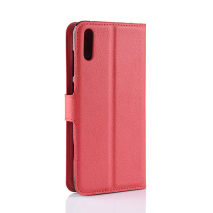Huawei Y7 Pro 2019 Pu Wallet Case [Red]