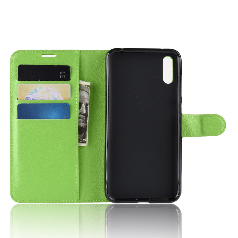 Huawei Y7 Pro 2019 Pu Wallet Case [Green]