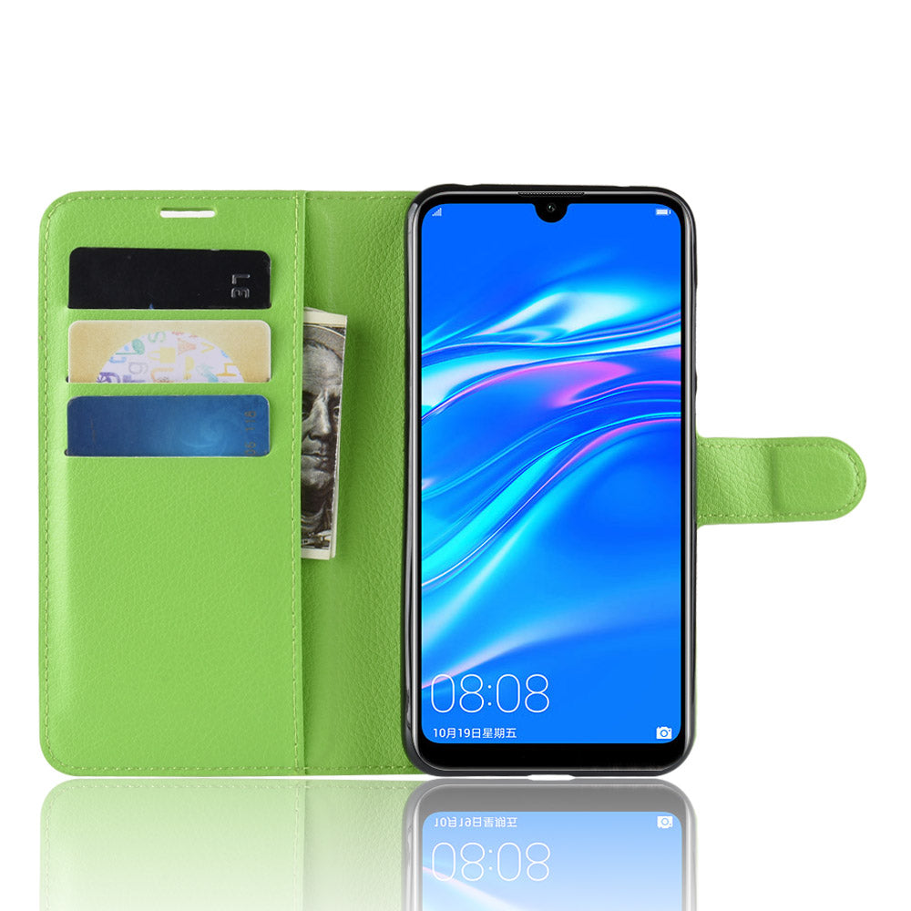 Huawei Y7 Pro 2019 Pu Wallet Case [Green]