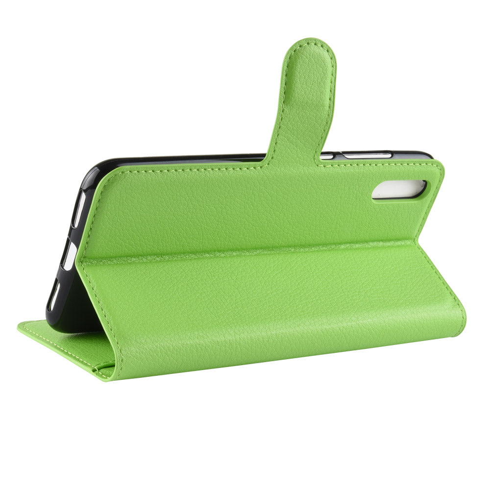 Huawei Y7 Pro 2019 Pu Wallet Case [Green]