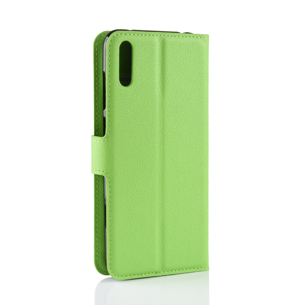 Huawei Y7 Pro 2019 Pu Wallet Case [Green]