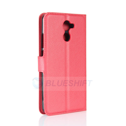 Huawei Y7 Prime Pu Wallet Case [Red]