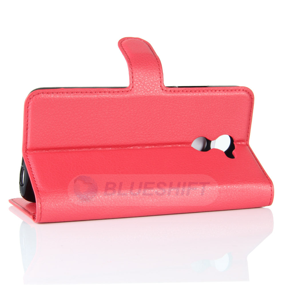 Huawei Y7 Prime Pu Wallet Case [Red]