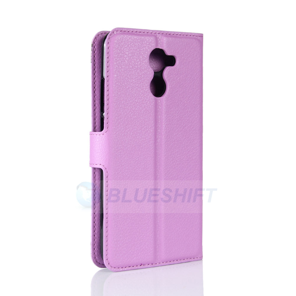 Huawei Y7 Prime Pu Wallet Case [Purple]