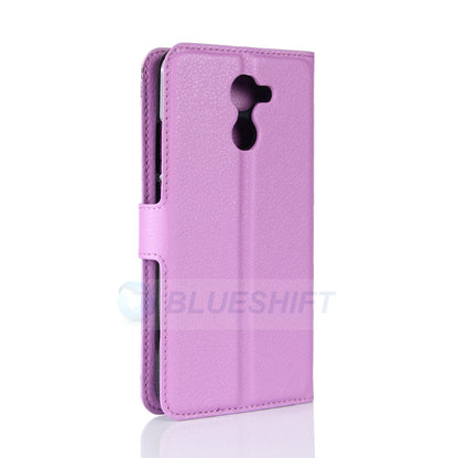 Huawei Y7 Prime Pu Wallet Case [Purple]
