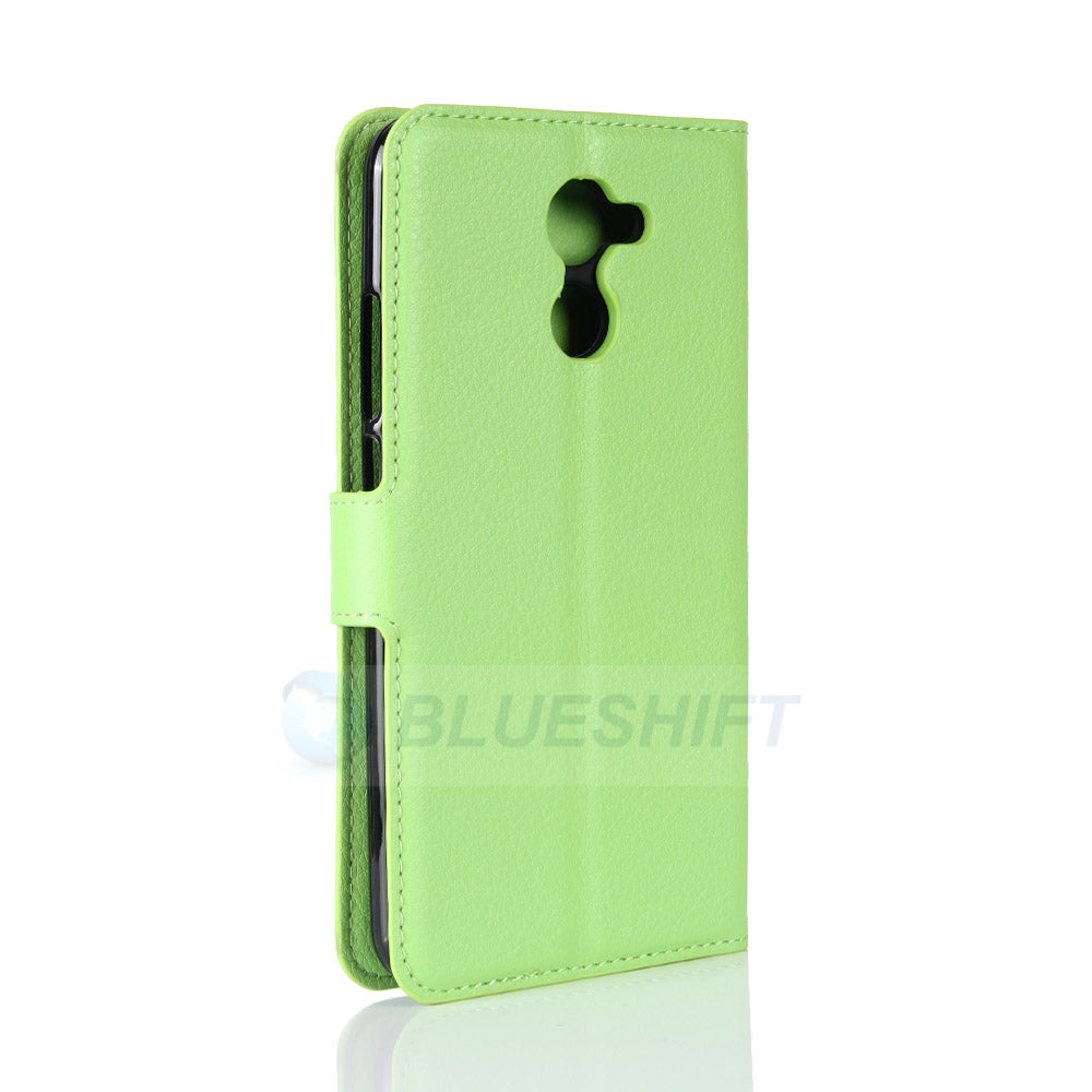 Huawei Y7 Prime Pu Wallet Case [Green]