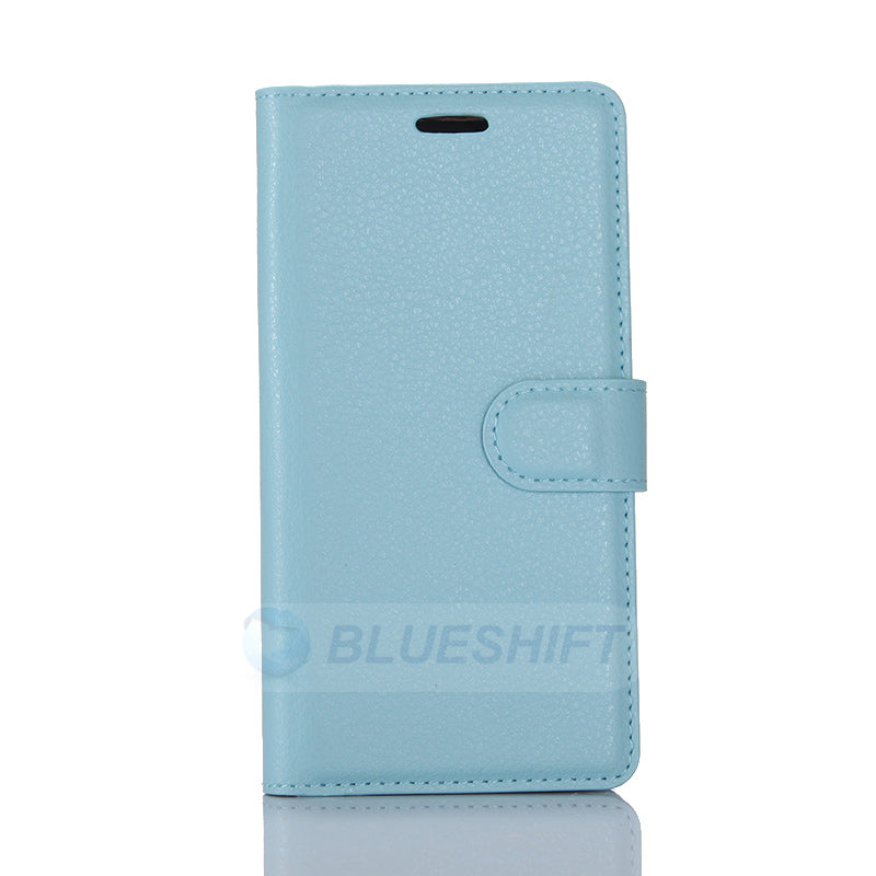 LG G6 Pu Wallet Case [Lightblue]