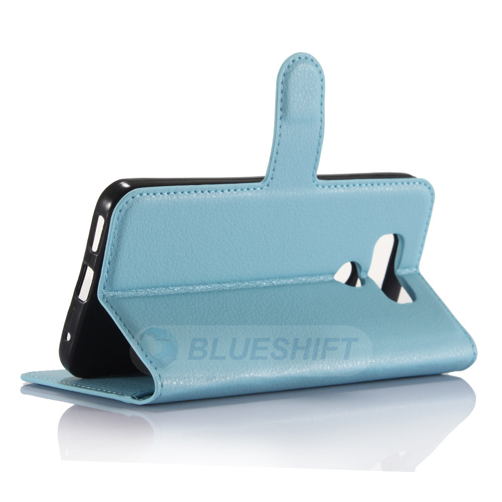 LG G6 Pu Wallet Case [Lightblue]