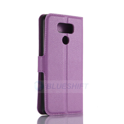LG G6 Pu Wallet Case [Purple]