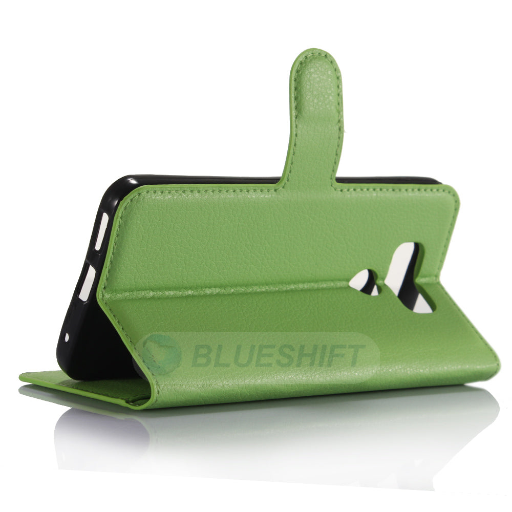LG G6 Pu Wallet Case [Green]