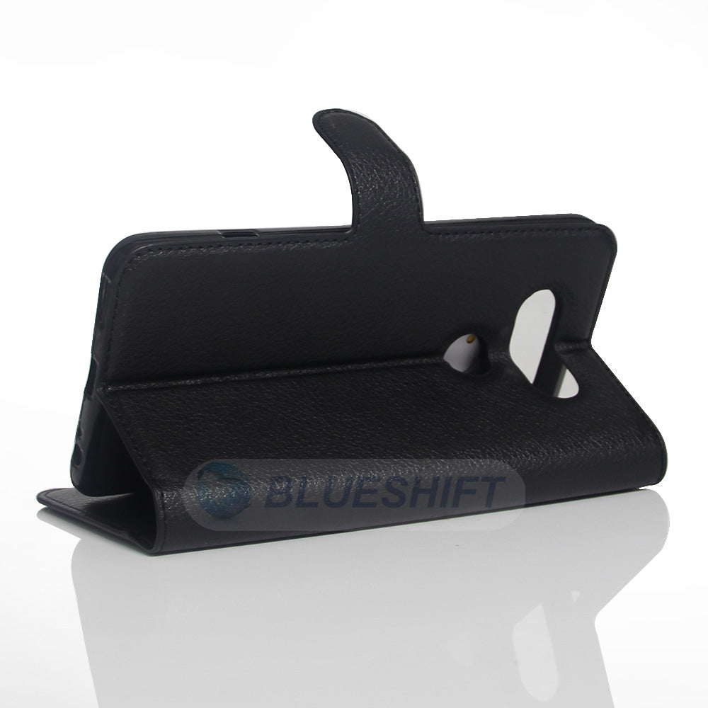 LG V20 Pu Wallet Case [Black]