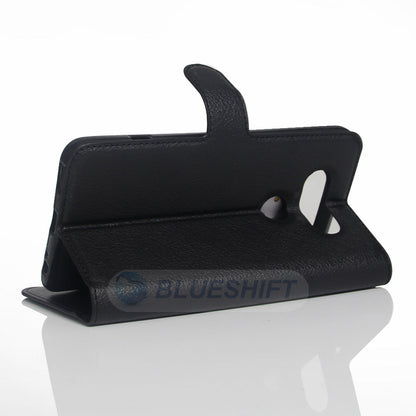 LG V20 Pu Wallet Case [Black]
