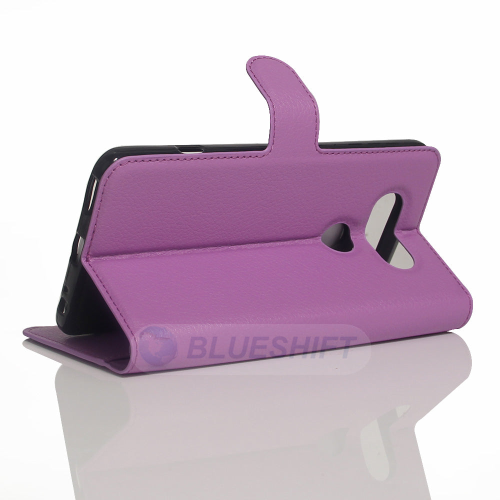 LG V20 Pu Wallet Case [Purple]