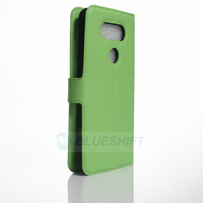 LG V20 Pu Wallet Case [Green]