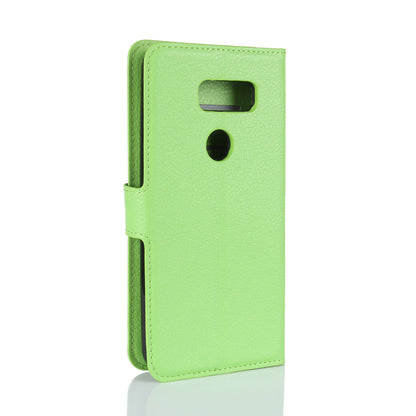 LG V30+ Pu Wallet Case [Green]