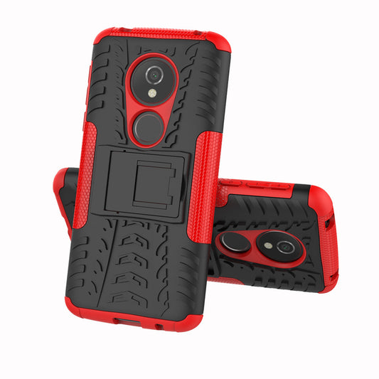 Moto E5/G6Play Heavy Duty Case Red