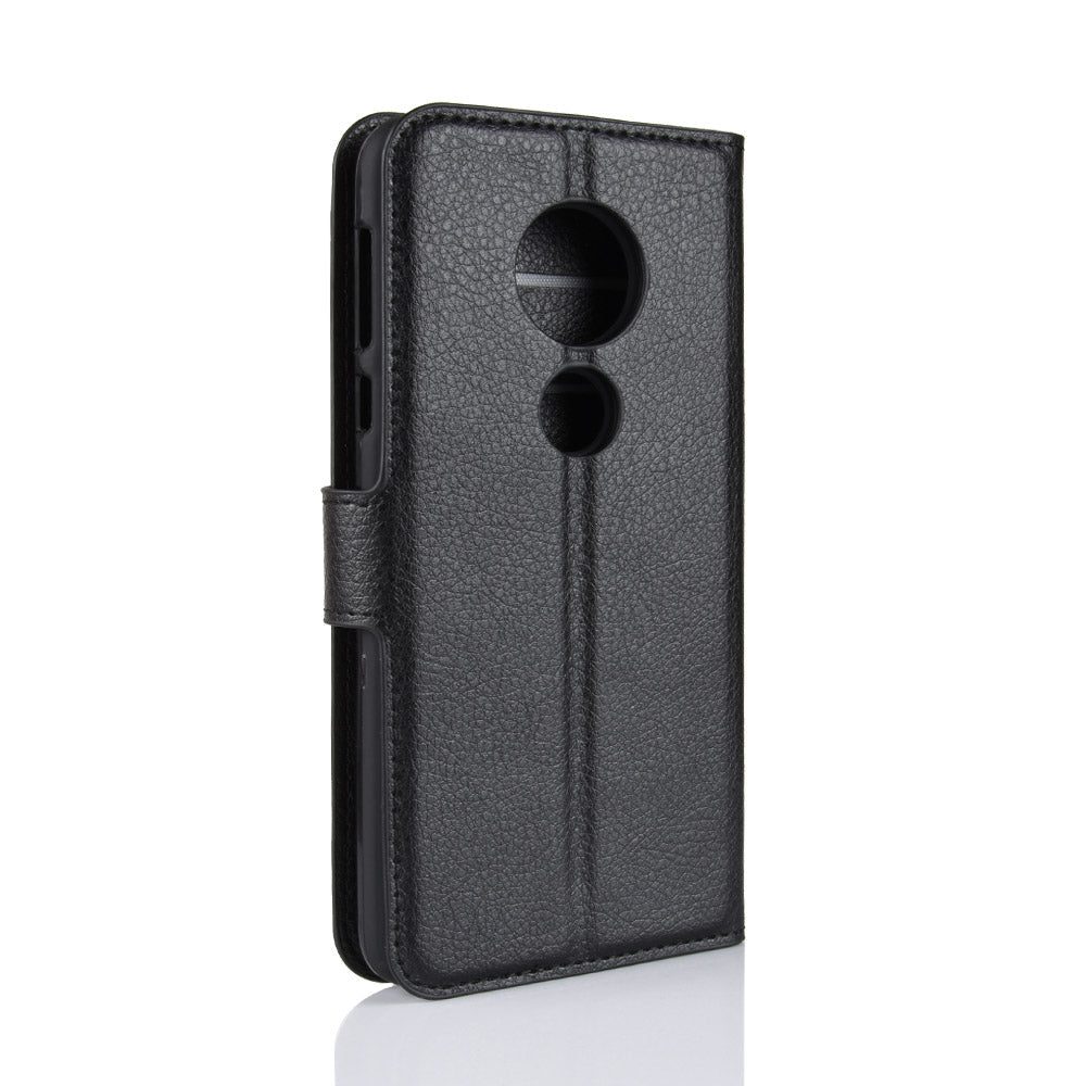 Moto E5/G6Play Pu Wallet Case [Black]