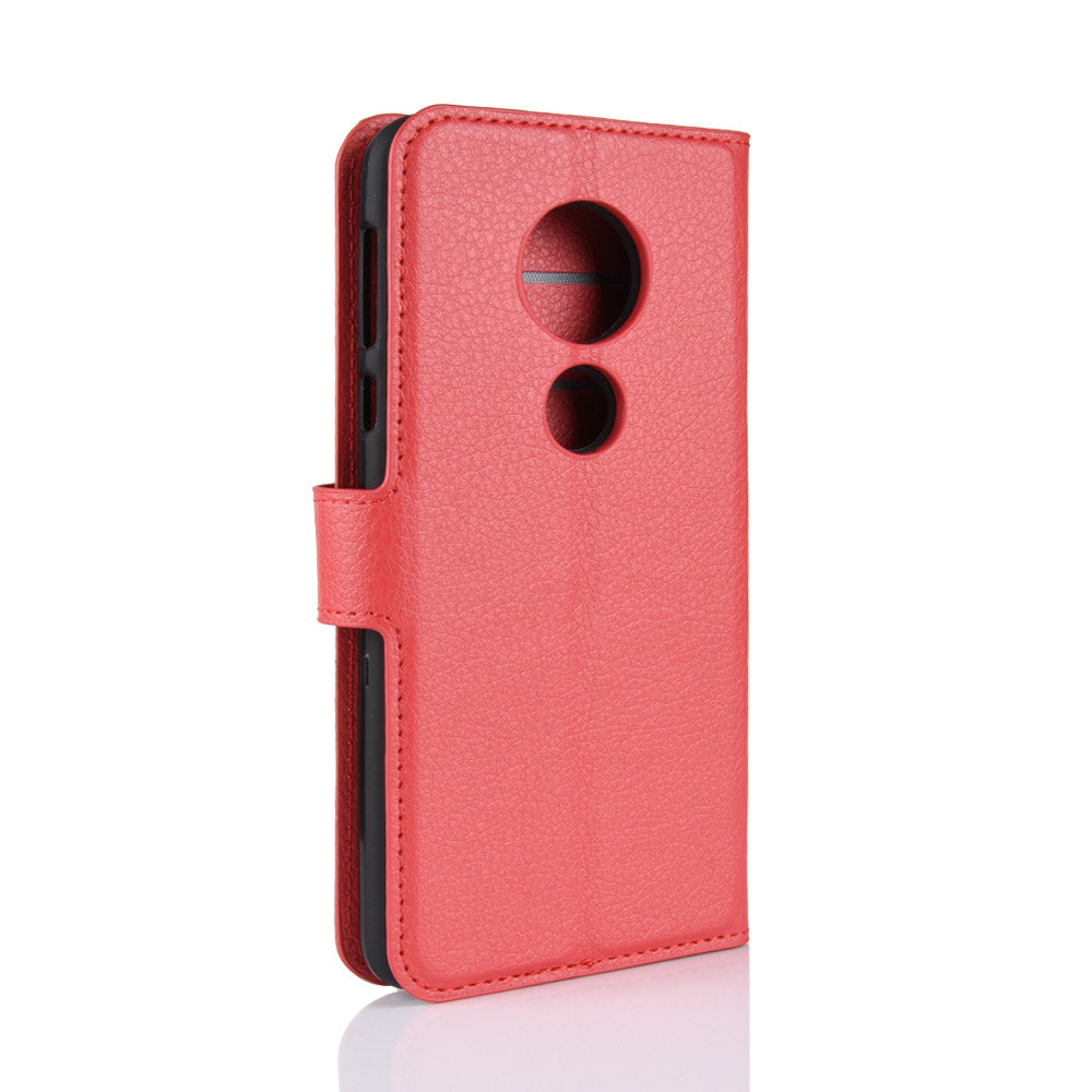 Moto E5/G6Play Pu Wallet Case [Red]