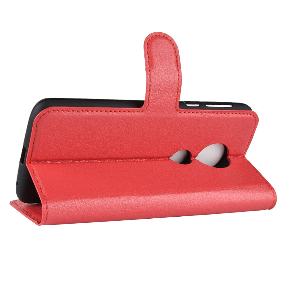 Moto E5/G6Play Pu Wallet Case [Red]