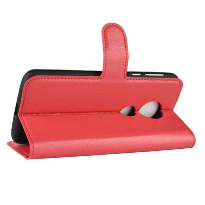 Moto E5/G6Play Pu Wallet Case [Red]