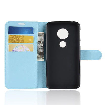 Moto E5/G6Play Pu Wallet Case [Lightblue]