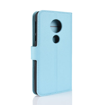 Moto E5/G6Play Pu Wallet Case [Lightblue]