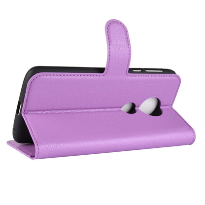 Moto E5/G6Play Pu Wallet Case [Purple]