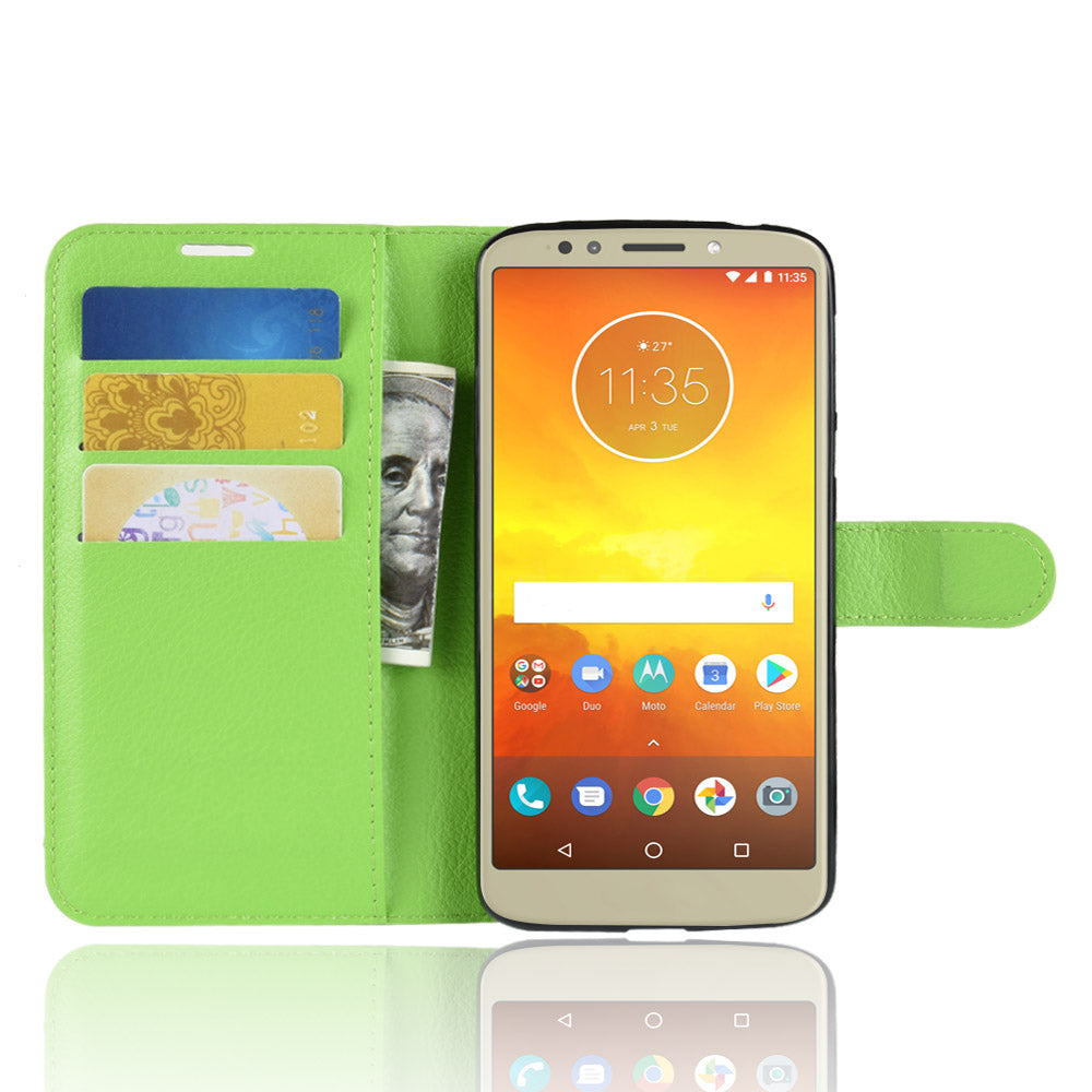 Moto E5/G6Play Pu Wallet Case [Green]