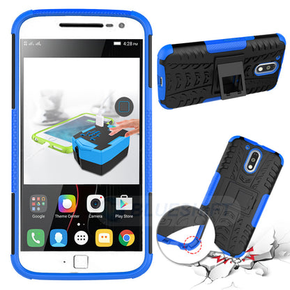 Moto G4/G4Plus Heavy Duty Case Blue