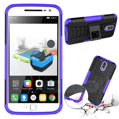 Moto G4/G4Plus Heavy Duty Case Purple