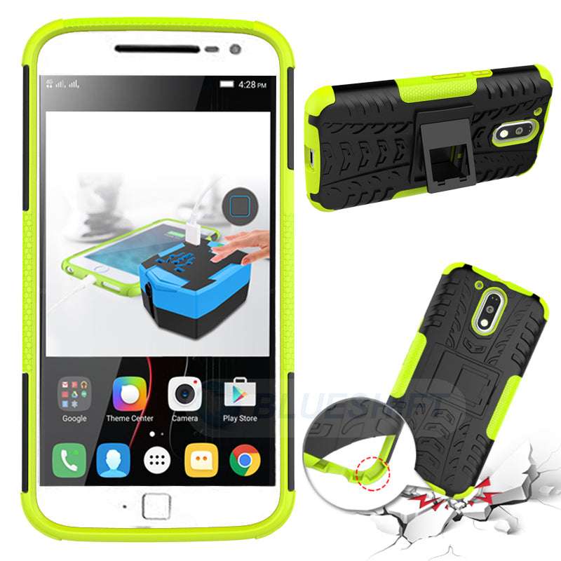 Moto G4/G4Plus Heavy Duty Case Green