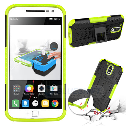 Moto G4/G4Plus Heavy Duty Case Green