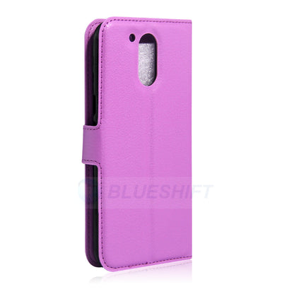 Moto G4/G4Plus Pu Wallet Case [Purple]