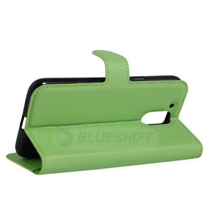 Moto G4/G4Plus Pu Wallet Case [Green]