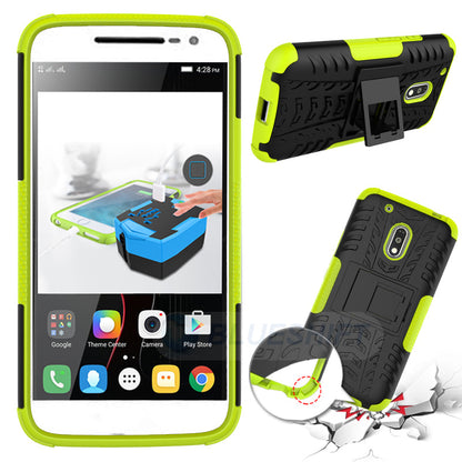 Moto G4 Play Heavy Duty Case Green