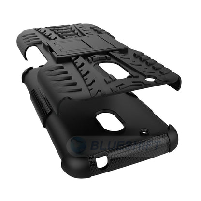 Moto G4 Play Heavy Duty Case Blue