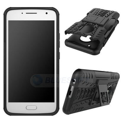 Moto G5 Plus Heavy Duty Case Black