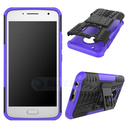 Moto G5 Plus Heavy Duty Case Purple