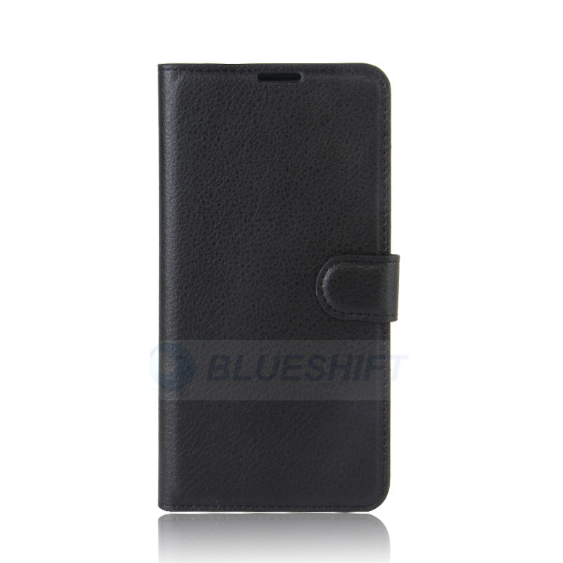 Moto G5 Plus Pu Wallet Case [Black]